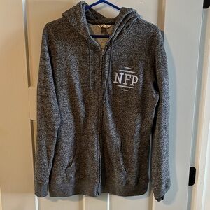 Charcoal Women's NFP Zip-Up Hoodie